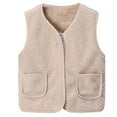 thumbnail image 2 of Blekii Childrens Fleece Vest with Zipper, Children's Fleece Vest with Zipper, Warm Sleeveless Jacket for Autumn Winter, Casual Outerwear for Kids Warm Sleeveless Jacket Autumn Winter Autumn, 2 of 7