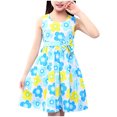 thumbnail image 1 of LOVZFMLL Robe de Princesse Imprimée de Noël pour Enfants et Filles 4-14 Ans Manches Longues Col Rond, 1 of 9