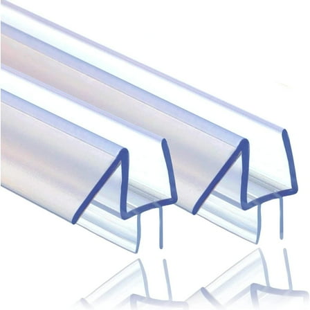 3 Pack 0.39 x 15.7" Shower Door Bottom Seal Shower Door Sweep - Frameless Glass Shower Door Seal Strip - Stop Shower Leaks and Create a Water Barrier