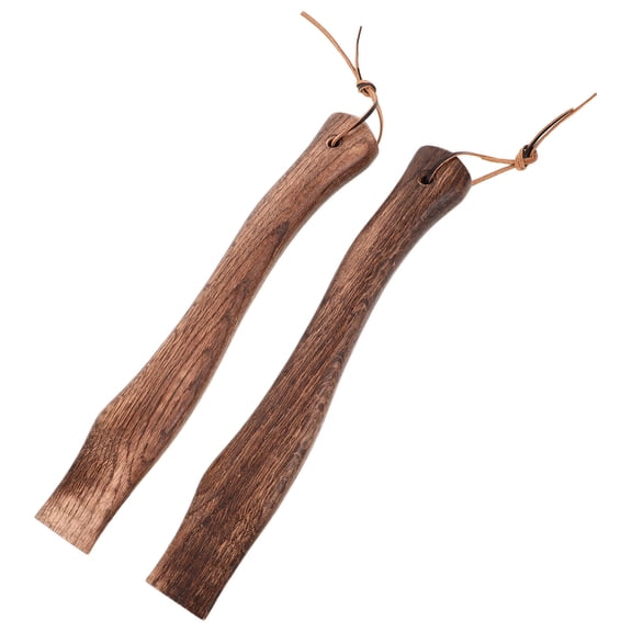 Supvox Wooden Hatchet Handle Sturdy Compact Portable Ergonomic Grip 2Pcs