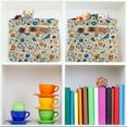 thumbnail image 6 of Yayeee Canvas Storage Basket with Handles for Shelves Fabric Bins Closet Organizer, Cute Animals, 6 of 8