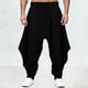 thumbnail image 1 of Ceisia Men's Trendy Solid Color Gift Plus Size Elastic Drawstring Waist Ankle Tied Casual Harem Pants, 1 of 5