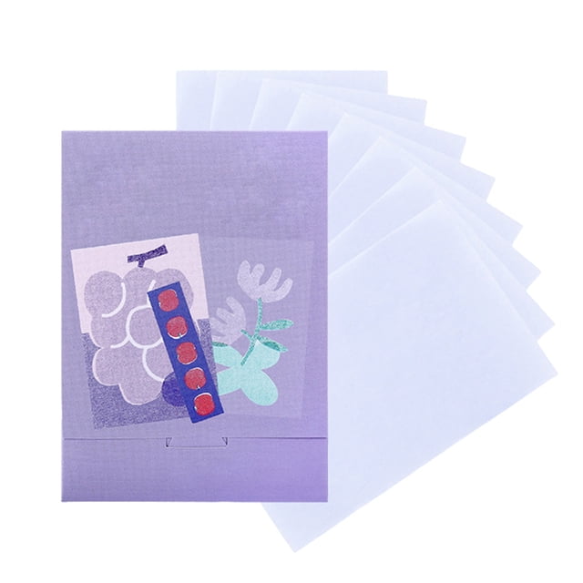 Seitruly 1 caja de papeles de control de aceite, herramientas de maquillaje de belleza portátiles, hojas de secado facial, productos para el cuidado de Maquillaje Facial Tipo8 Seitruly CE012201-08B