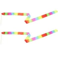 thumbnail image 3 of KALLORY Gymnastics Ribbons with Assorted Colors for Training and Dance 2Pcs 13.8x0.6x0.04in, 3 of 8