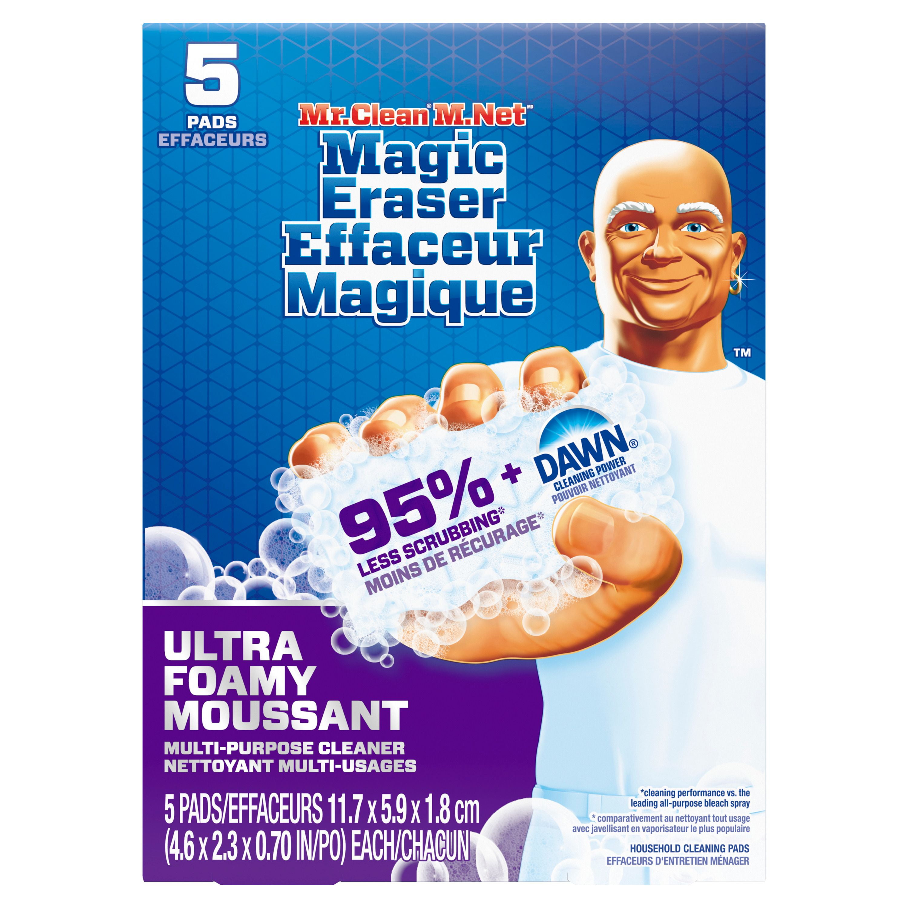 Mr. Clean Magic Eraser Ultra Foamy Multi Purpose Cleaner, Foaming Magic Eraser Sponge Multi Surface Cleaner