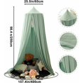 thumbnail image 2 of Imaginative Hideaway Bedding, Exquisite Kids Bed Canopy With Reading Nook Functionality For Private Space, Play Room Decor With Light Blocking Green Fabric, Easy To Assemble, 2 of 5