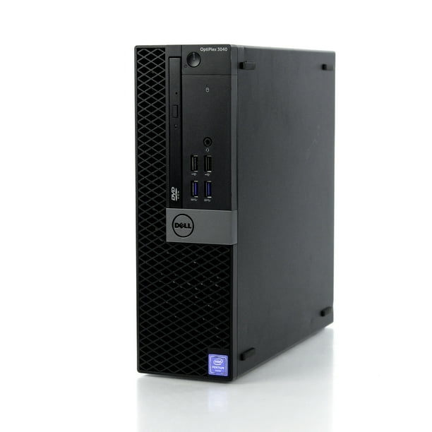 Refurbished Dell Optiplex 3040 Sff G4400 3 30ghz 4gb 256gb Ssd Win 10 Pro 1 Yr Wty Walmart Com Walmart Com