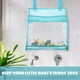 thumbnail image 5 of Bolsa de almacenamiento para baño con diseño de cremallera, contenedor de almacenamiento colgante, bolsa de almacenamiento de juguetes para baño, 5 of 6