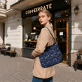 thumbnail image 7 of Iauyy Women's Handbag Removable Shoulder Satchel Bag-Polyester and PU leather ，The Glowing Fireflies, 7 of 7