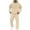 BB#-011 Beige, variant on JULMCOMO Mens Sweatsuits 2 Piece Set Tracksuits Jogging Hooded Zip Up Casual Fall Athletic Long Sleeve Matching Crew Neck Suits Sets Beige 2XL-Large