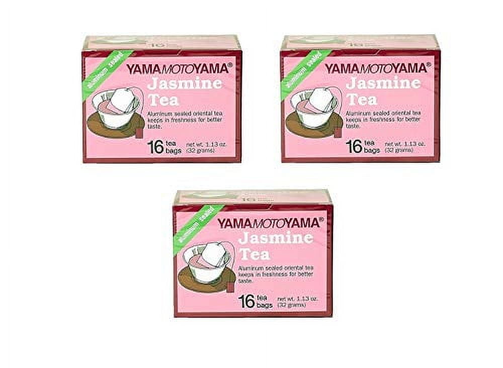 jasmineteaさま Yamamotoyama Jasmine Tea 16 Tea bags 1.13 Oz (32 g) - 2 Pack