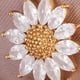thumbnail image 4 of Collar de girasol dorado colgante de girasol dorado portátil de circón de acero inoxidable para uso diario para mujer ANGGREK Otros, 4 of 8