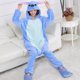 thumbnail image 2 of Mono con cremallera de Animal Kigurumis Unisex, pijamas para mujer y niña, ropa de dormir de oso de gato, monos de Navidad, traje de adulto, 2 of 4