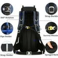 thumbnail image 3 of 60L Travel Hiking Camping Backpack with Rain Cover, Backpack Water Resistant,Climbing Backpack for Men Women, 3 of 6