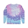 thumbnail image 1 of Colortone Tie-Dye Long Sleeve Shirts Juniors Sizes XS to L, 1 of 4