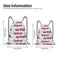 thumbnail image 2 of Balery Retro Train Pattern Drawstring Backpack Bag Sport Gym Sackpack Cinch Bags Pattern Drawstring Backpack Bag Sport Gym Sackpack Cinch Bags -Medium, 2 of 6