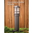 thumbnail image 5 of 8 Pack 3W LED Landscape Light, IP65 Waterproof, 12-24V Low Voltage, 3000K Warm White, Aluminum Housing with Ground Stake, 5 of 7