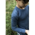 thumbnail image 3 of Nui Organics RWS 100% Merino Wool Base Layer Kids Crew Neck Shirt - Naturally Soft, Breathable & Odor Resistant Long Sleeve Kids Base Layer, 3 of 6