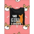 thumbnail image 3 of This Girl Loves Her Welsh Corgi. Sweatshirt Women -Image by Shutterstock, Female Medium, 3 of 4