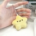thumbnail image 4 of BAELLERT Doll Pendant Star Plush Toy PP Cotton Filling Soft Squeaky Doll Keychain Backpack Bag Charm for Kids, 4 of 7