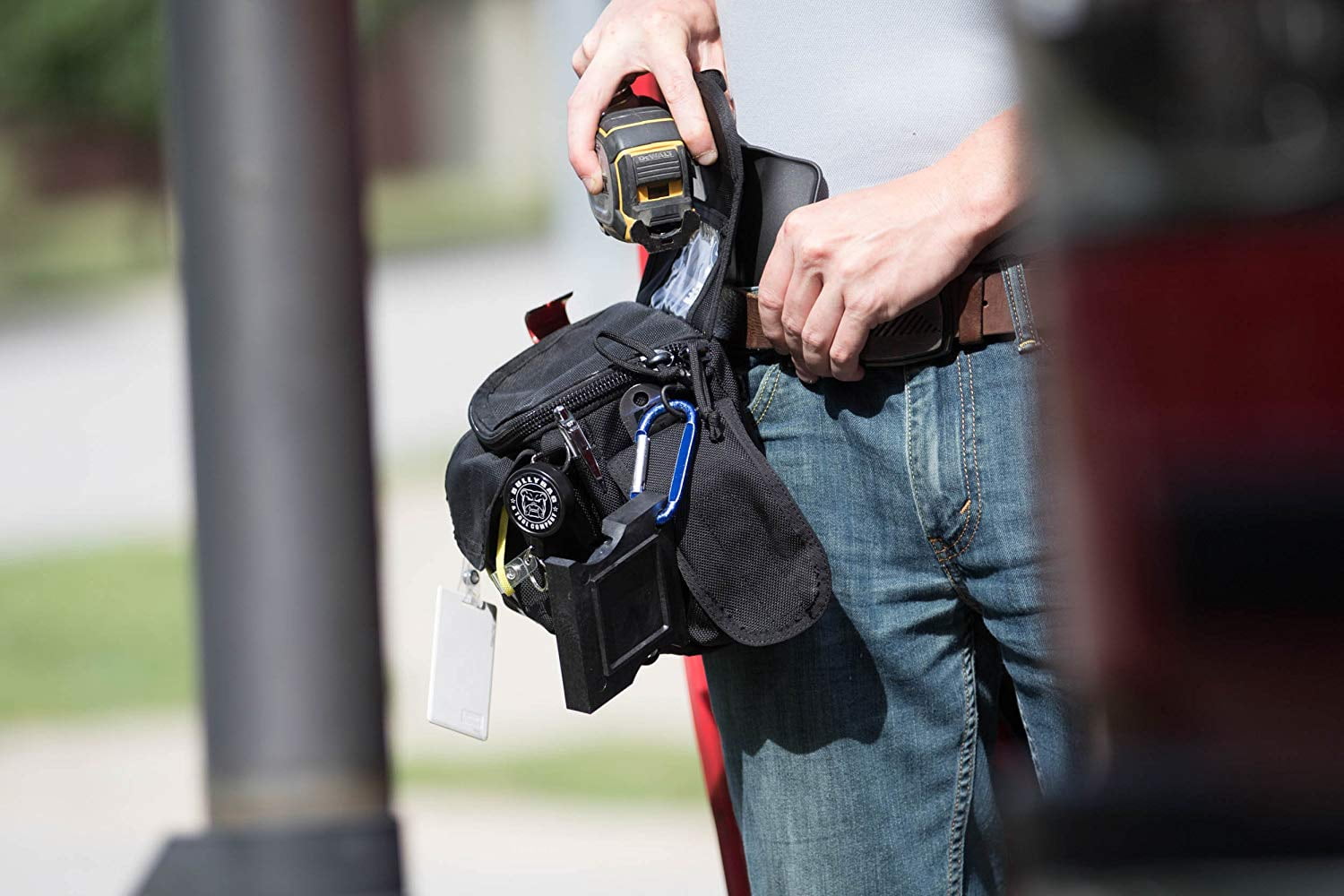 BullyBag Ultra Pouch w Paddle Hip Clip, Badge & Gear Retainers
