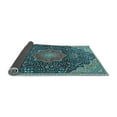 thumbnail image 2 of Ahgly Company Indoor Rectangle Medallion Light Blue Traditional Area Rugs, 5' x 7', 2 of 4