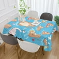 thumbnail image 5 of 54x72 Inch Tablecloth Polyester Square Tablecloth for Home Kitchen Dinner Decor Capybaras Pattern, 5 of 9