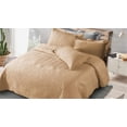 thumbnail image 1 of PureCotton Solid Reversible Bedcover Set - Beige, 1 of 1