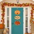 thumbnail image 2 of Thanksgiving Welcome Sign Paper Door Hanging, Fall Decoration with Turkey/Pumpkin Patterns, Rustic Design for Front Door, Farmhouse Style, 2 of 6