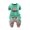 Green, variant on Vedolay Boy Casual Outfits Boy's Fall 2 Piece Outfits Print Halter Long Sleeve Top Button Front Belted Pants Set,Blue 0-6 Months