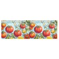thumbnail image 6 of Yayeee Kitchen Valance Rod Pocket 54" x 18" Living Room Window Curtain, Blue Tomatoes, 6 of 6