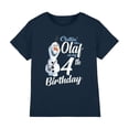 thumbnail image 1 of Frozen T-Shirt d'Anniversaire 4 Ans Chillin Like Olaf pour Garçons/filles, 1 of 4