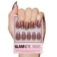 thumbnail image 1 of Press-On Nails Glamnetic Terra Short Almendra Marrón oscuro, 1 of 6