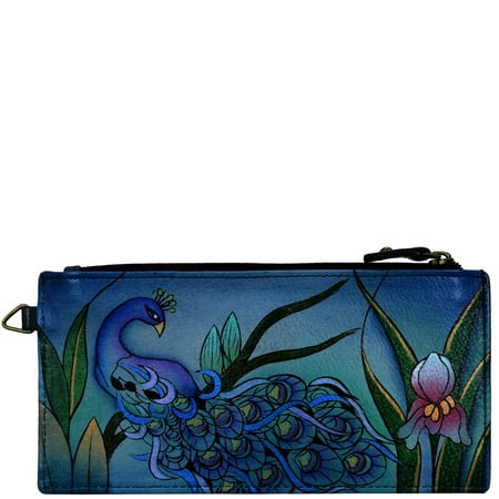 - Women's ANNA by Anuschka Leather Credit Card Organizer/Wallet 1713 6.75