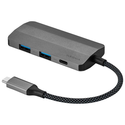 Insignia Hub USB-C 4 Ports (NS-PH541MD24-C) - Gris