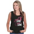 thumbnail image 3 of Grab Save Some Breast Cancer Womens Plus Size Graphic Tank Top Brisco Brands 3X, 3 of 5