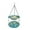 Blue, variant on Lilixerw Two Tier Hanging Bird Feeder for Outdoors,Wild Bird Feeders Tray,Hanging Birdbaths Trays for Outside Garden Backyard Patio