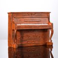 thumbnail image 2 of Bewildely decorativa de resina para el hogar, música, instrumento antiguo Vintage, adornos en miniatura para Piano, escultura, regalo de Decoración del hogar Marrón Bewildely HA077367-02, 2 of 6