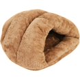 thumbnail image 2 of Nido para mascotas Perro Gato Cama para mascotas Triángulo Cama para gatos de invierno Cama para perros engrosada Saco de dormir suave y cálido Felpa Indeformable Cueva de peluche Sofá para perros, 2 of 6