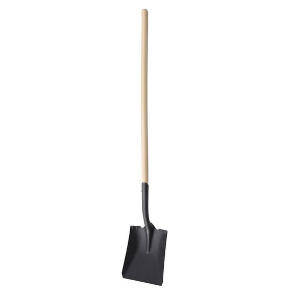 Expert Gardener Long Hardwood Handle Transfer Shovel, Transfers and moves materials