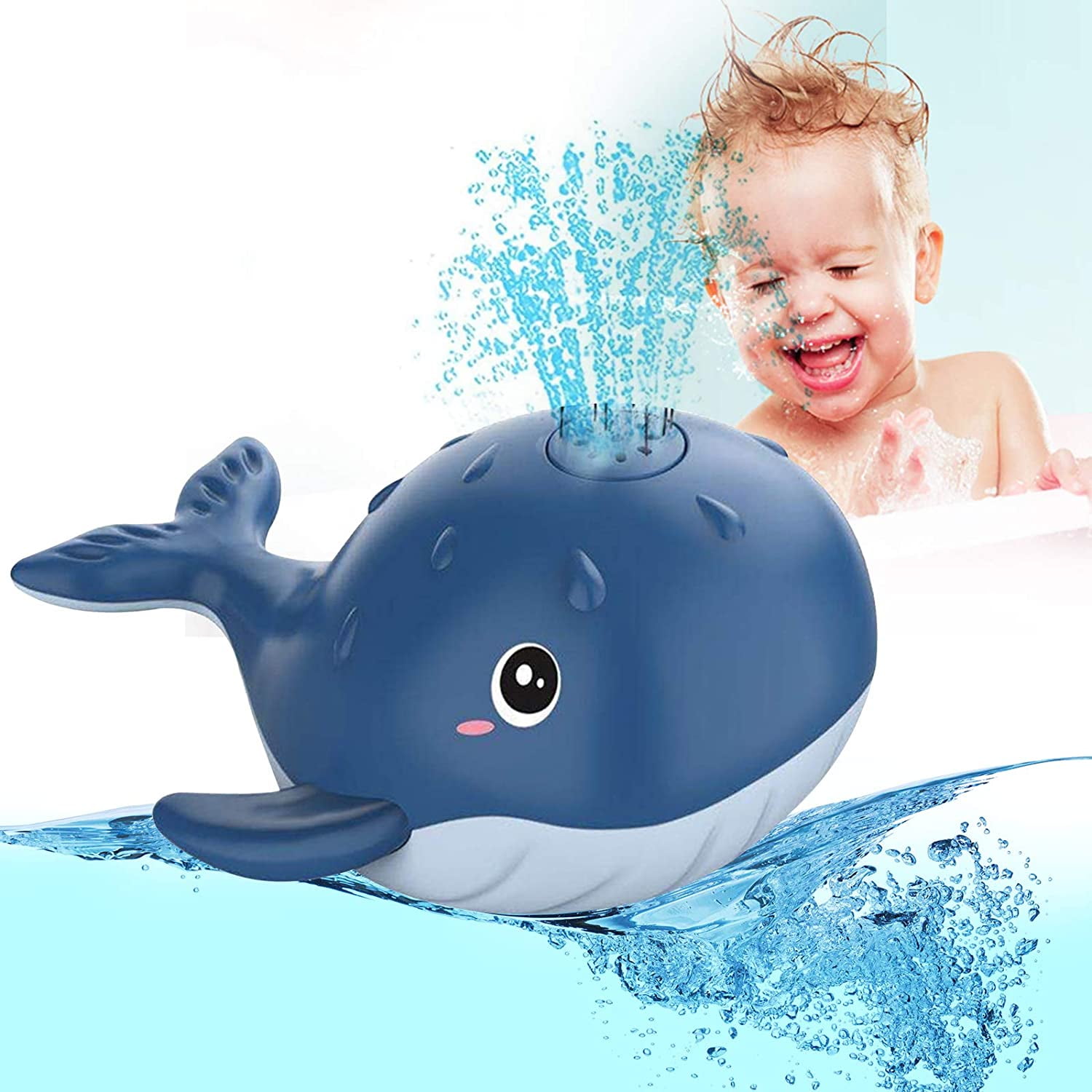 Bath Toy Waterfall CRAB Dolphin DUCK Baby Toddler Toy Kids Bath Time Fun 