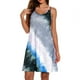 thumbnail image 1 of Sonducket Vestido de mujer 2 correa de hombro ropa sin mangas vestido estampado Vestidos Gris XXL Sonducket AP002056-21, 1 of 3