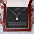 thumbnail image 2 of To My Most Important Woman Necklace Alluring Beauty Necklace Luxury Box, 2 of 3