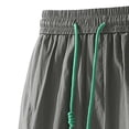 thumbnail image 4 of IhhxPro Men's Outdoor Cargo Shorts Elastic Waist Quick Dry Men with Multi-Pockets Work Summer Casual Loose Fit Cotton Hiking Travel M-4XL, 4 of 5
