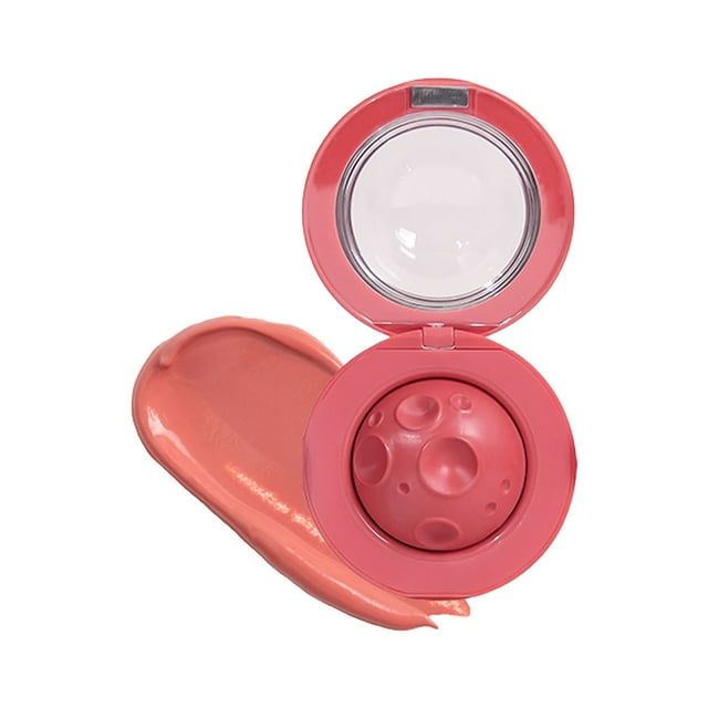 Moon Shape Velvet Water Light Lip Mud Two in One Long Lasting Moisturizing Lip and Cheek Use Makeup