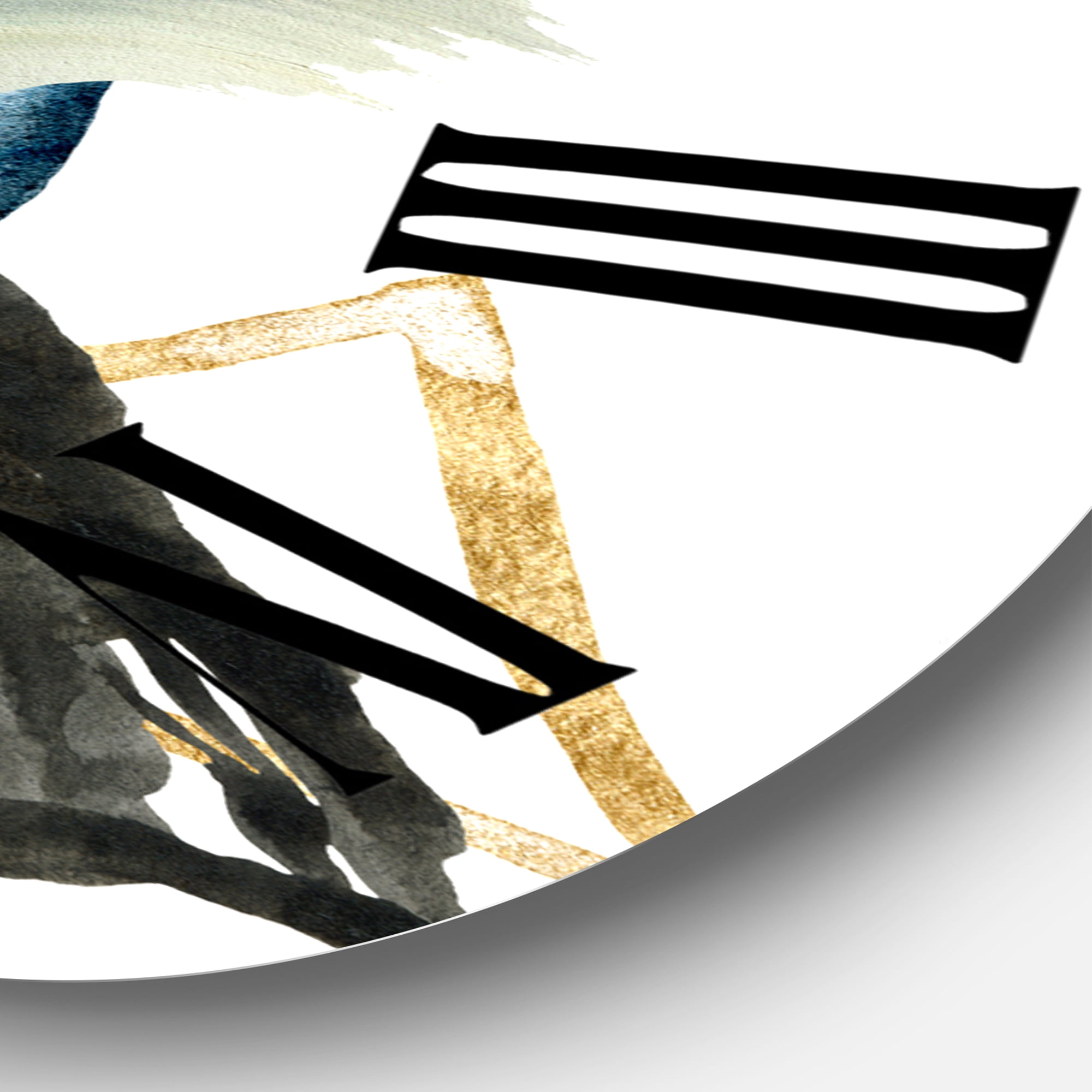 Designart 1 in Modern,Contemporary Wall Clock