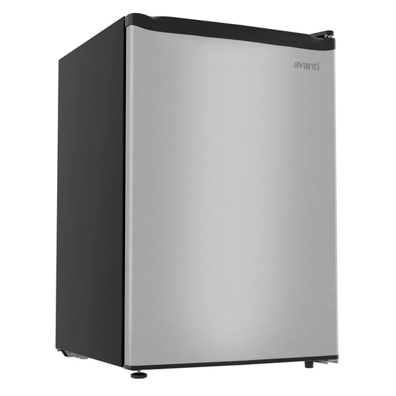 Avanti 2.6 Cu. Ft. Compact Refrigerator with Auto-Defrost, in Stainless (AVAR26F3S)
