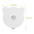 thumbnail image 2 of OULII Motion Activated Lamp Motion Sensor Light White 1Set for Home Use, 2 of 7