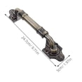 thumbnail image 2 of Phenofice 2Pcs Vintage Sliding Front Door Entry Handle Knobs Iron Alloy Golden Rustic Style for Home, 2 of 6