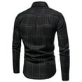 thumbnail image 2 of Lyinloo The New Men Regular-Fit Long Sleeve Plaid Flannel Shirt Fashion Multicolor, 2 of 3